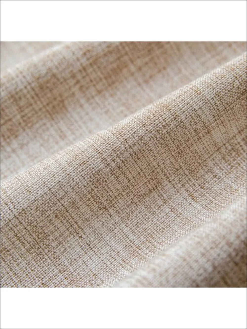 Linen Style Tablecloth 55x102 Rectangular Mitered Border Washable Dining
